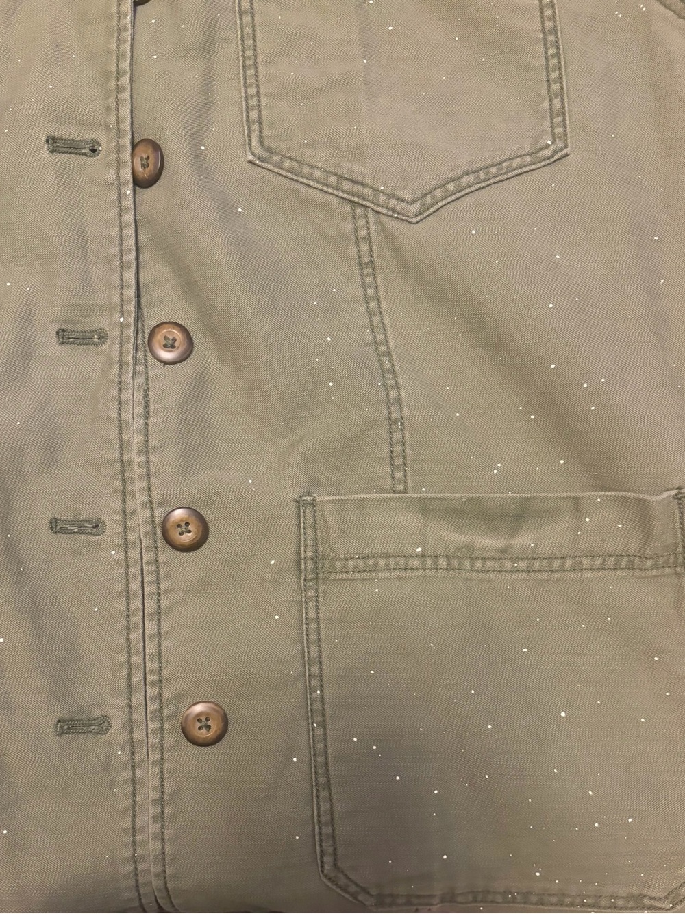 We The Free Olive Green Spruce military American flag 🇺🇸 Jacket - Picture 13 of 16